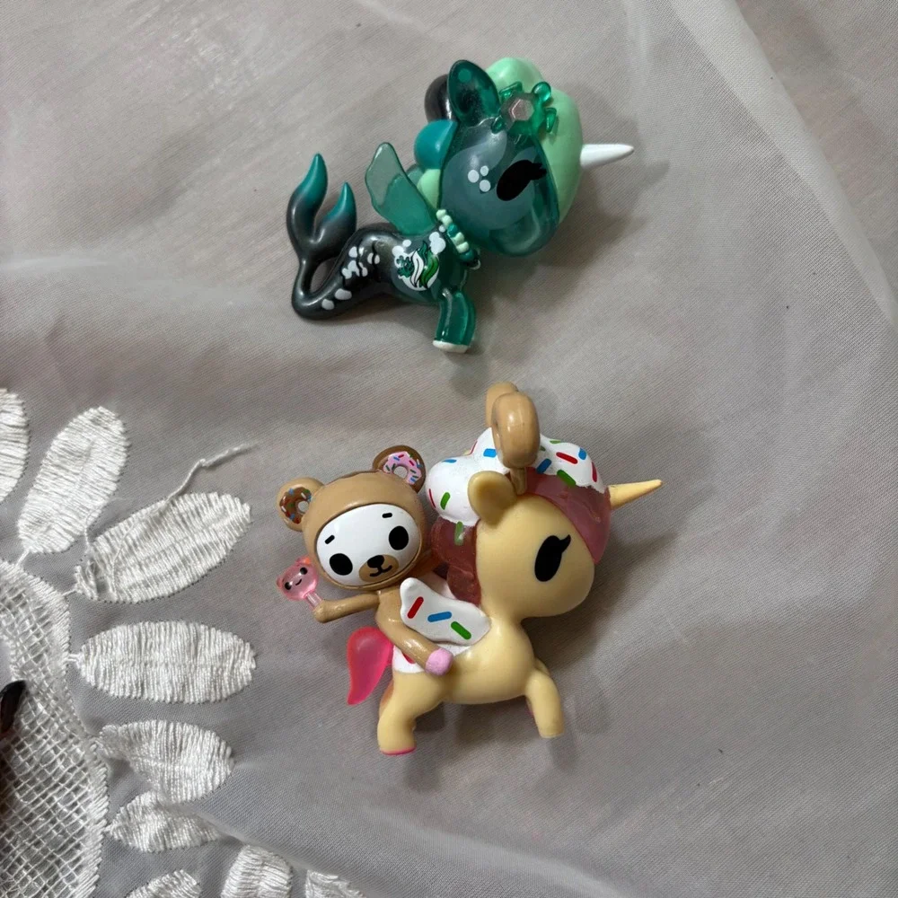 Rare Y2K Tokidoki Vinyl Figure Lot Mermicorno Unicorno Moofia Latte Art Toys 3pc